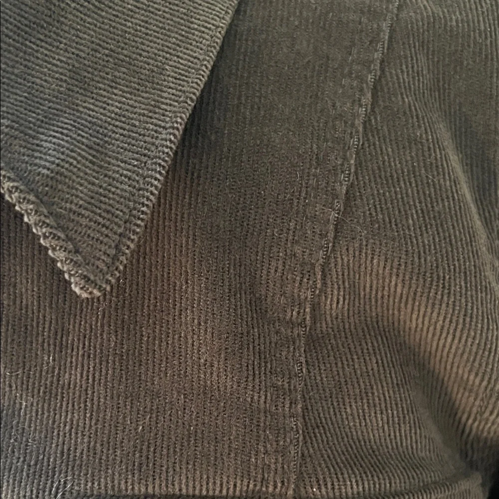 House of Harlow 1960 Dark Olive Corduroy  Utility Jacket - Picture 3 of 6